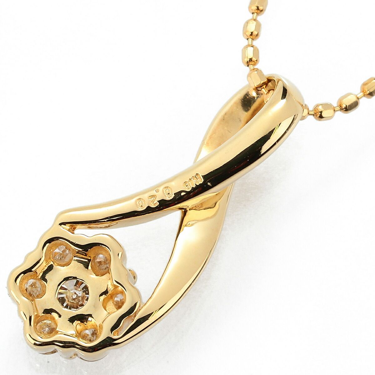 SEIBU K18イエローゴールド ダイヤモンドネックレス 0.20ct 【公式通販】