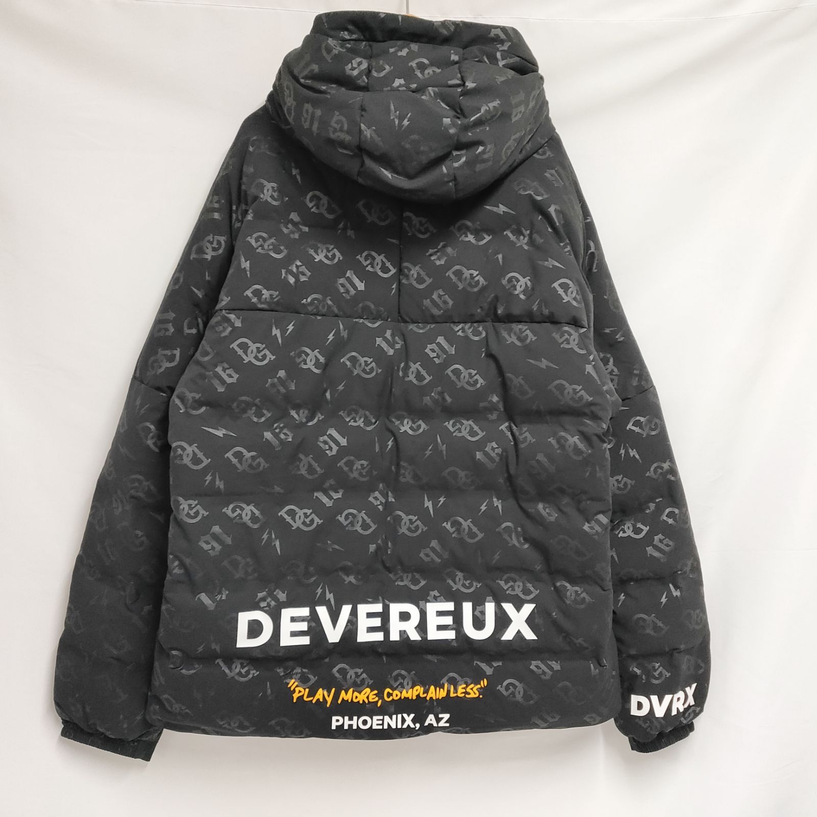 DEVEREUX GOLFレディースダウンJK 新品 未使用 デヴァローゴルフ モノグラムD ダウンジャケット ブラック