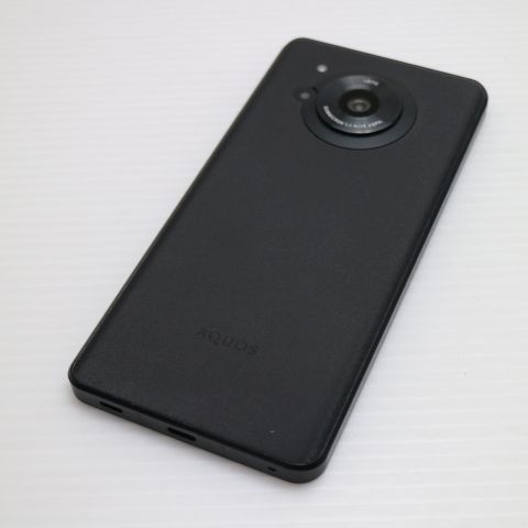 超美品 SoftBank AQUOS R7 A202SH ブラック スマホ 白ロム 土日祝発送
