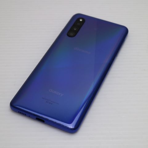 超美品 SC-41A Galaxy A41 ブルー スマホ 白ロム 土日祝発送OK 07000
