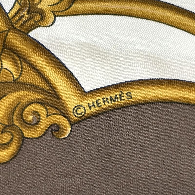 【未使用】HERMES エルメス　スカーフ　カレ　ムガル王朝の馬　ブラウン　茶 楽天市場】未使用級 HERMES エルメス カレ90 LES CHEVAUX DES MOGHOLS