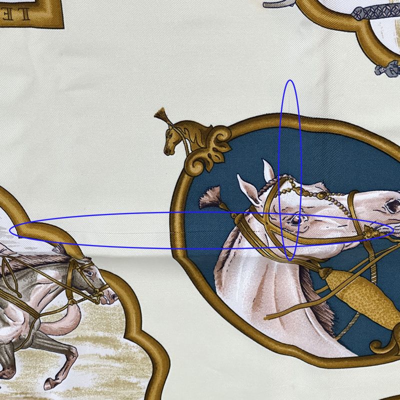 エルメス HERMES スカーフ カレ90 LES CHEVAUX DES MOGHOLS ムガル王朝