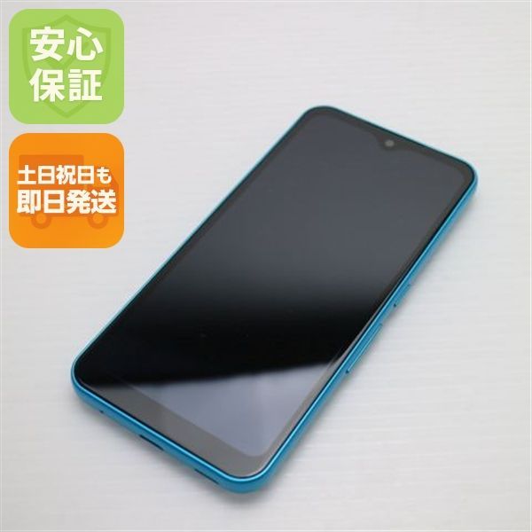 新品同様 arrows We A101FC ターコイズ スマホ 白ロム 本体 即日発送