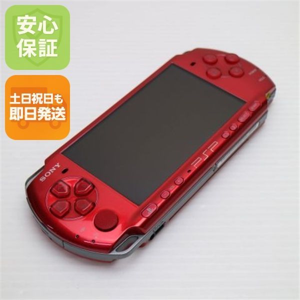 良品中古 PSP-3000 ラディアント・レッド 即日発送 game SONY