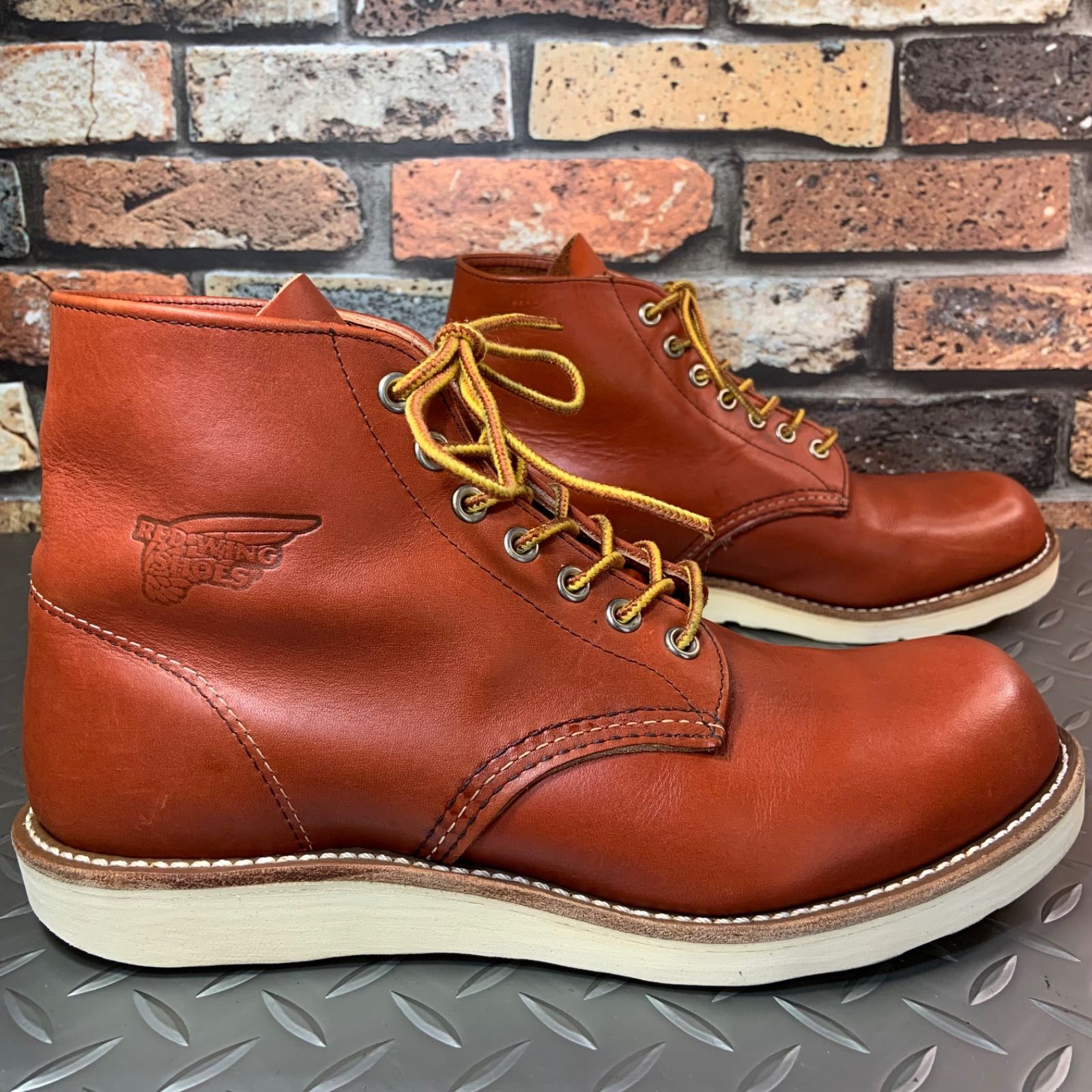 ☆REDWING 8166 ワークブーツ 2010年製 US7.5D JP25.5㎝ レッド