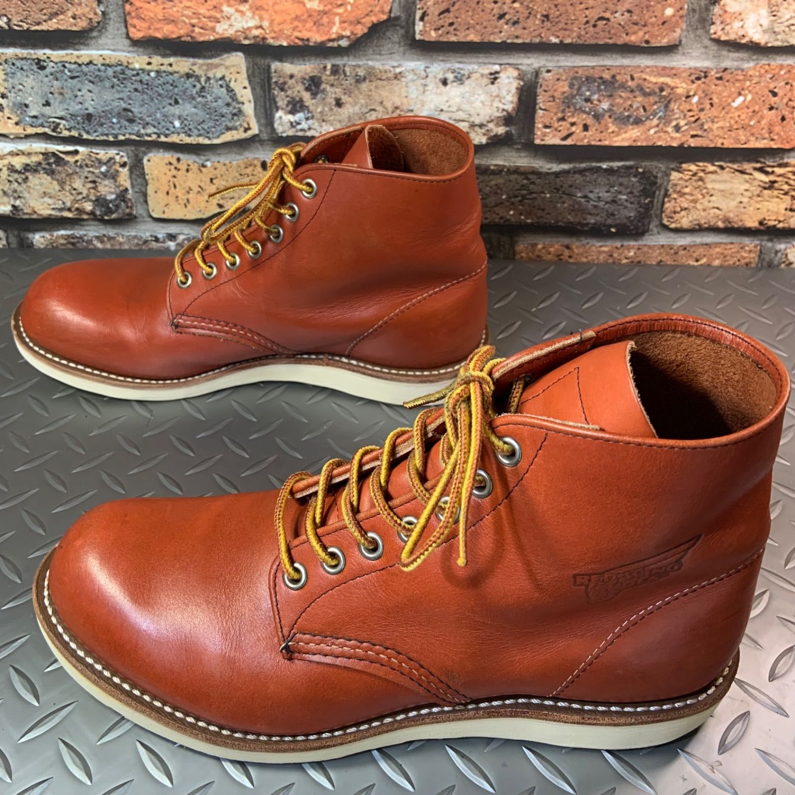 ☆REDWING 8166 ワークブーツ 2010年製 US7.5D JP25.5㎝ レッド