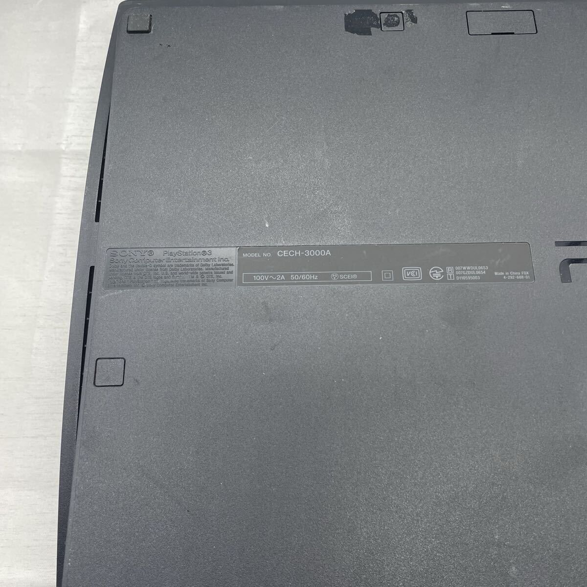 プレイステーション3 本体のみ 通電確認済み コード欠品 コントローラ