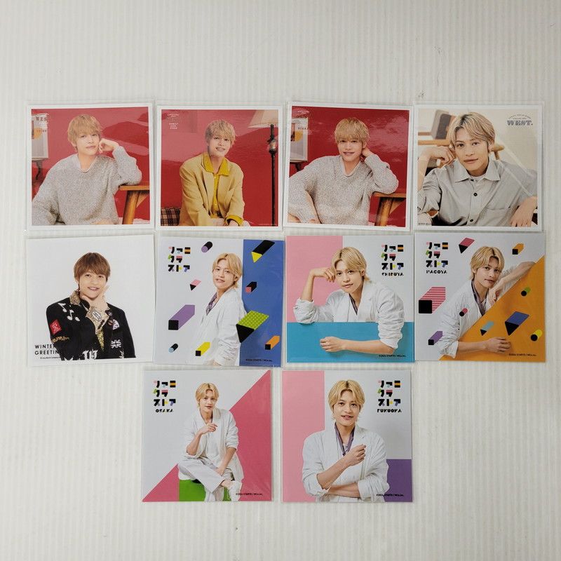 中古美品】 WEST. 中間淳太 ましかくフォト セット 【086-251222-TT-03