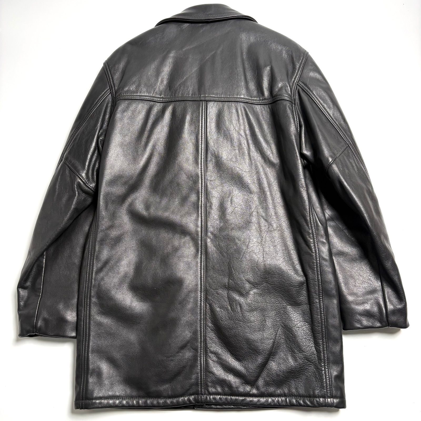 米国製】Schott レザージャケット 黒 36 カーコート 本革 - メルカリ