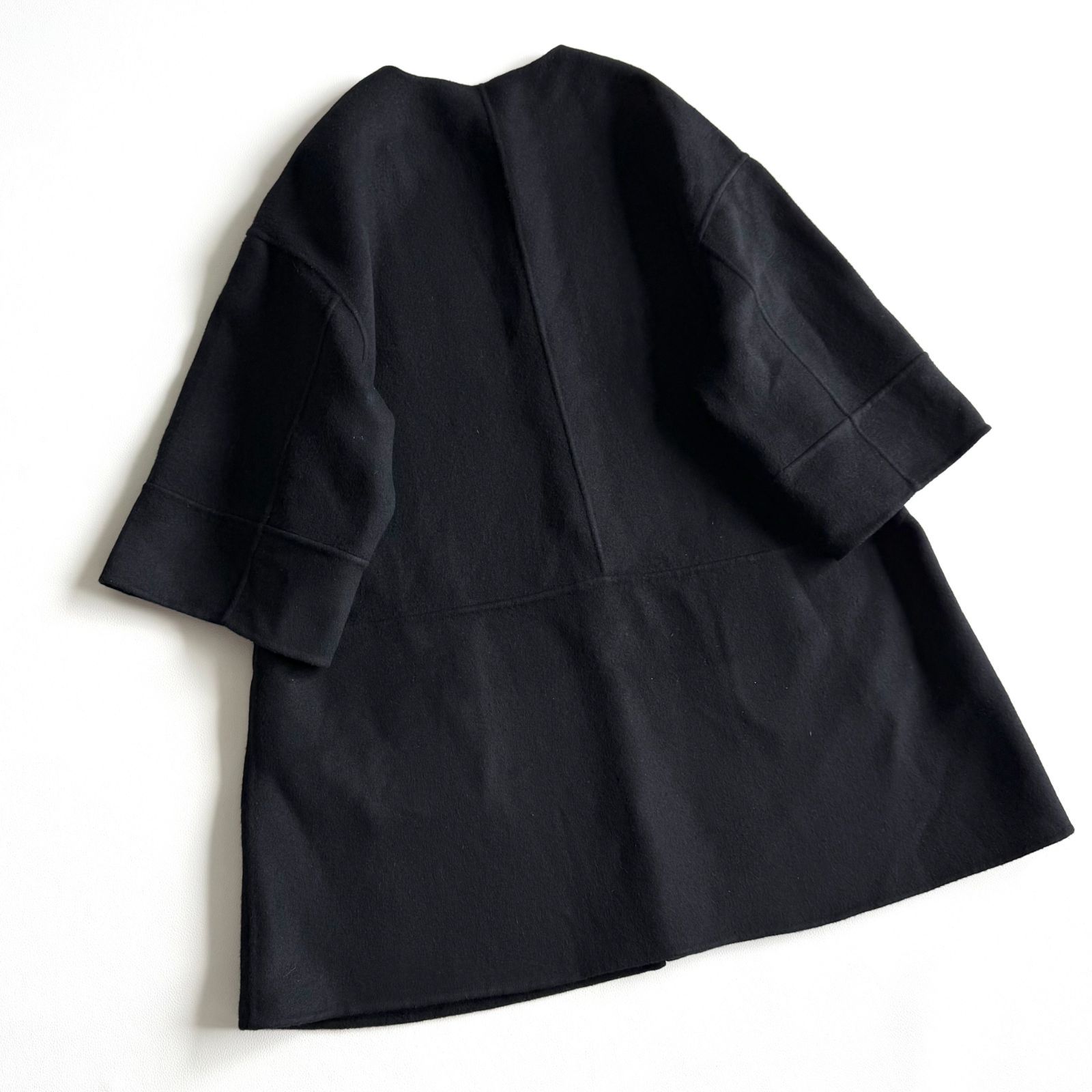 UNITED ARROWS ユナイテッドアローズ リバーコート ブラック 36 ノー 