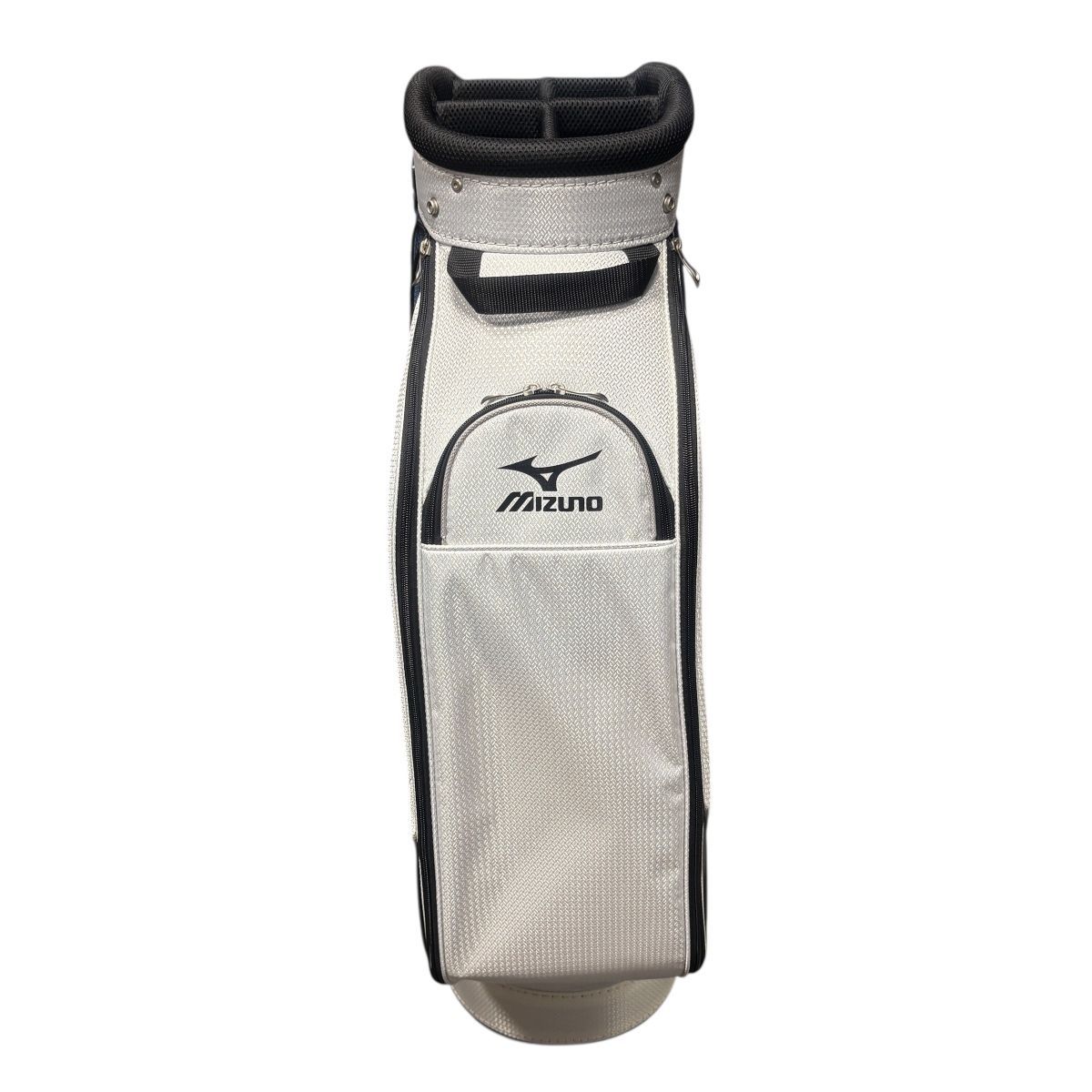 ♪3674 ミズノ キャディバッグ 5LJC16G100 ゴルフバッグ ホワイト タグ