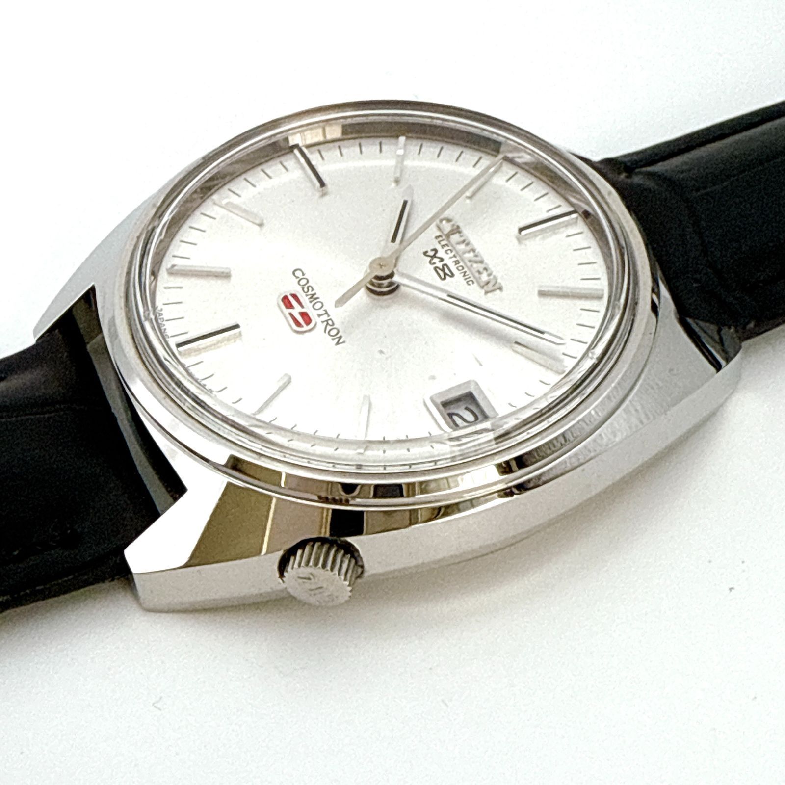 B088【稼働・希少・美品・ヴィンテージ・新品ベルト】CITIZEN X8 