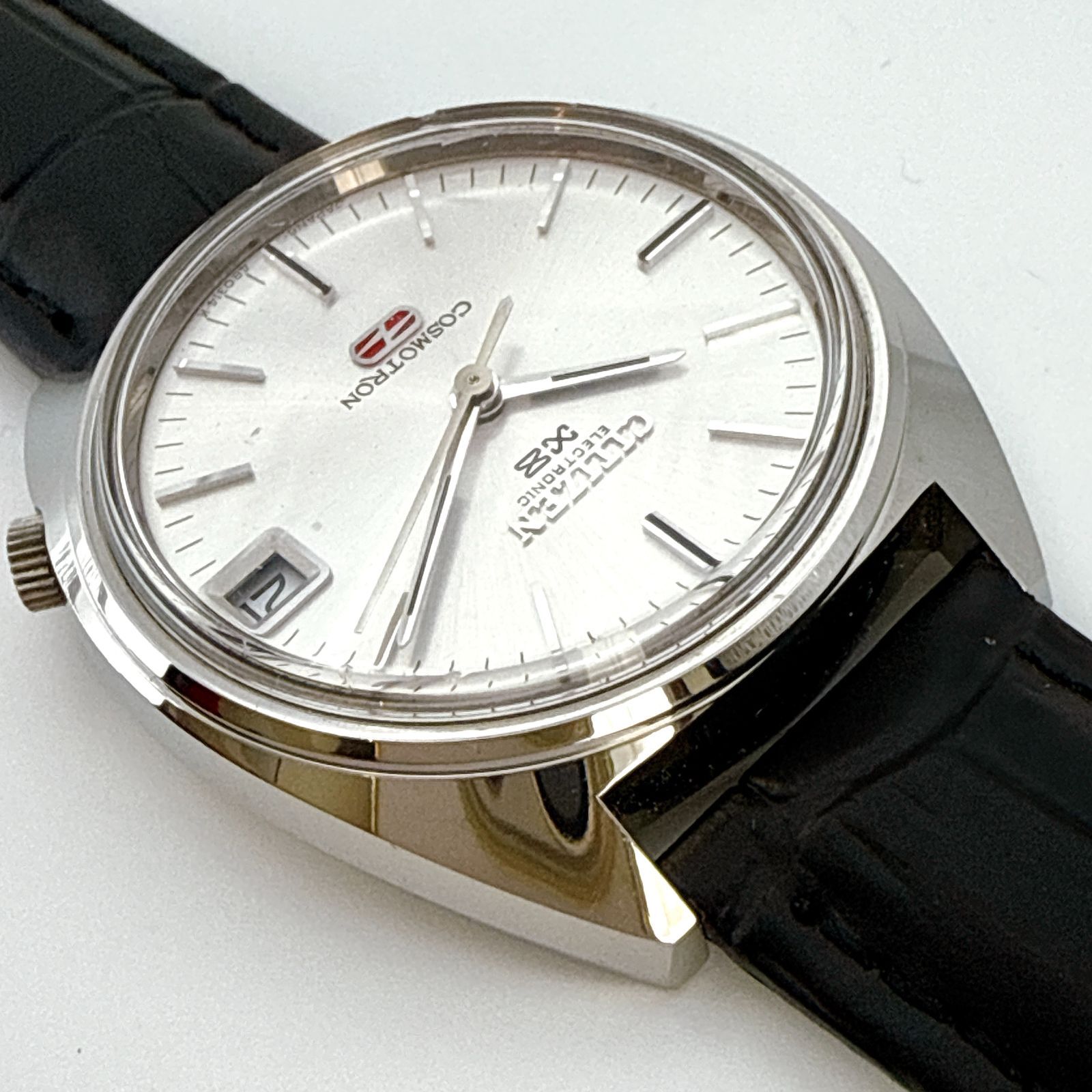 B088【稼働・希少・美品・ヴィンテージ・新品ベルト】CITIZEN X8 