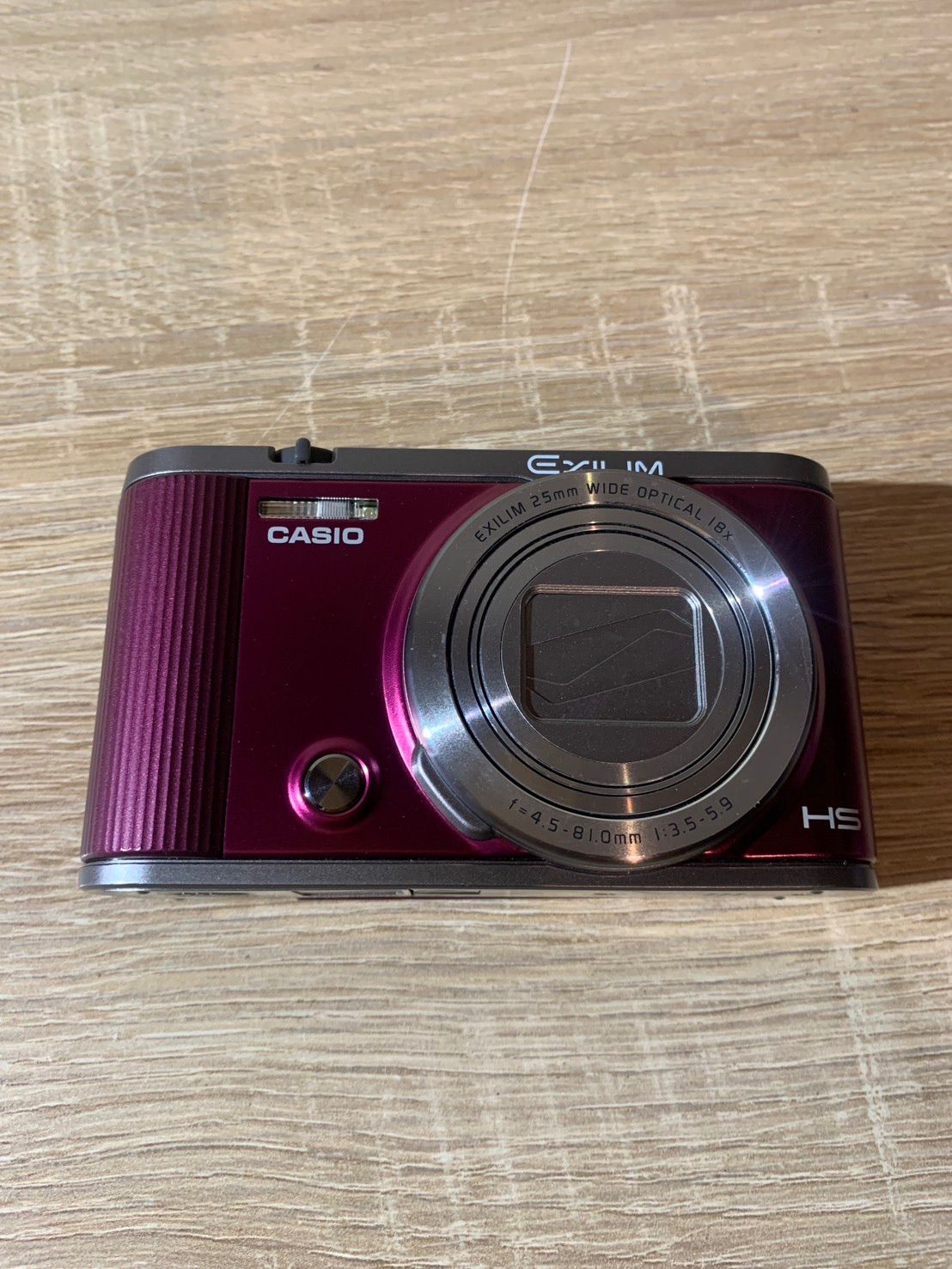 7264 Casio EXILIM EX-ZR1700 ワインレッド デジカメ 動作確認済み