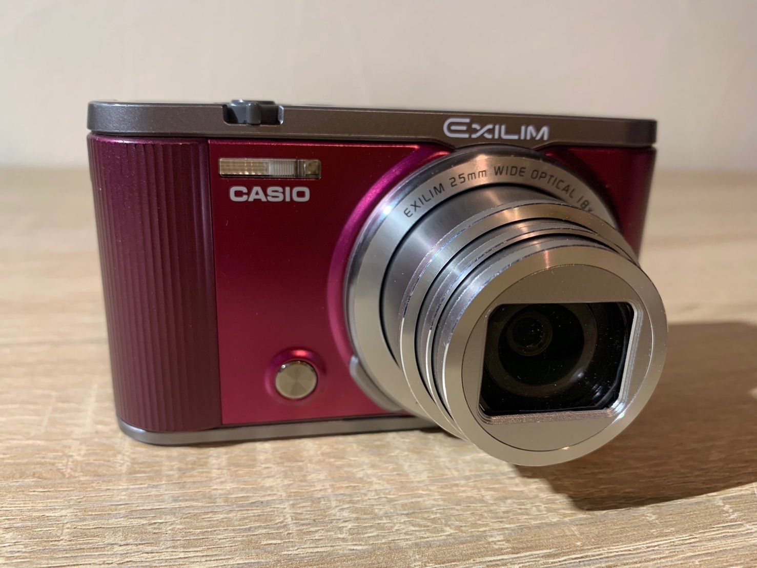 7264 Casio EXILIM EX-ZR1700 ワインレッド デジカメ 動作確認済み