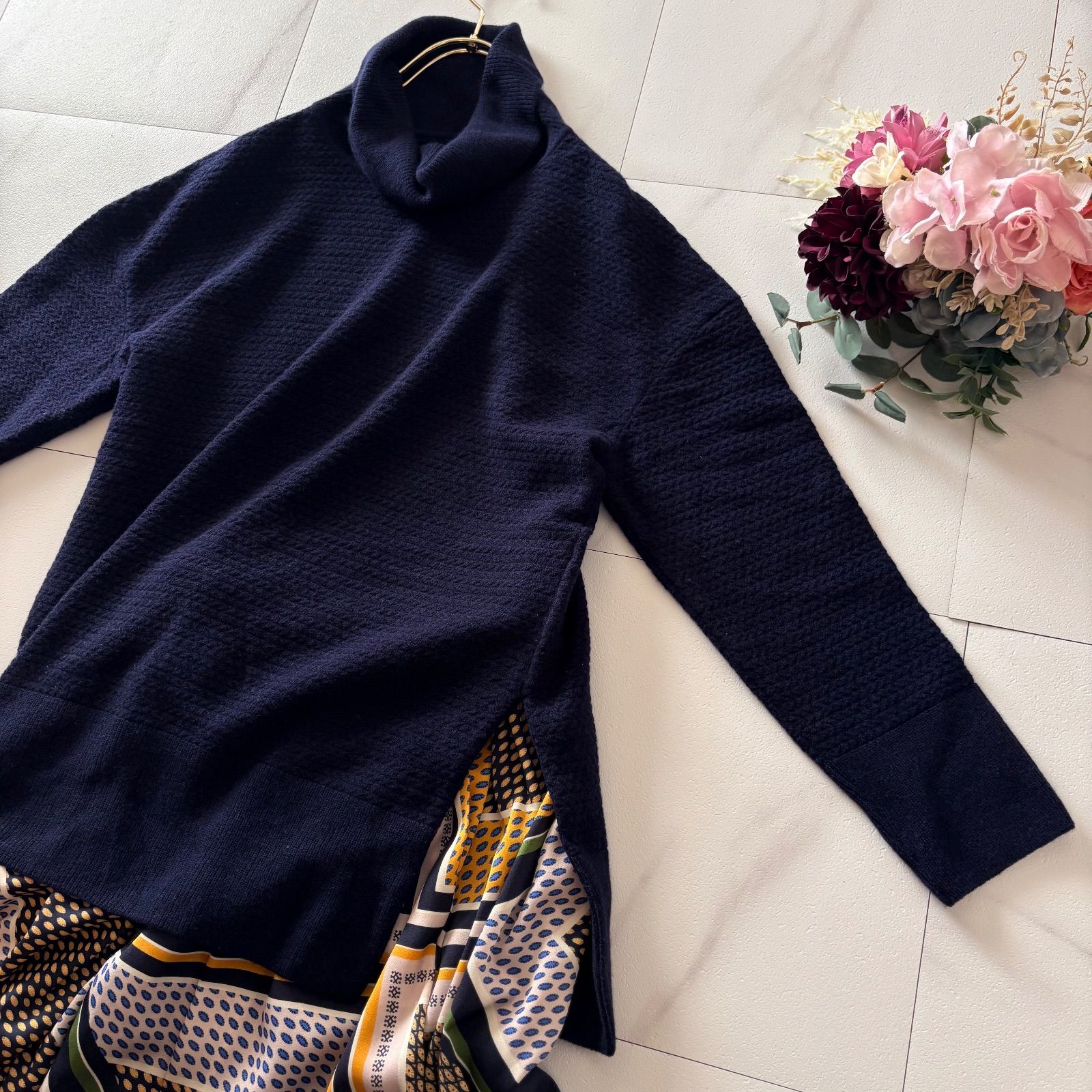 2点セット】HANAE MORI ハナエモリ カシミヤ100 HIROKO BIS ヒロコビス