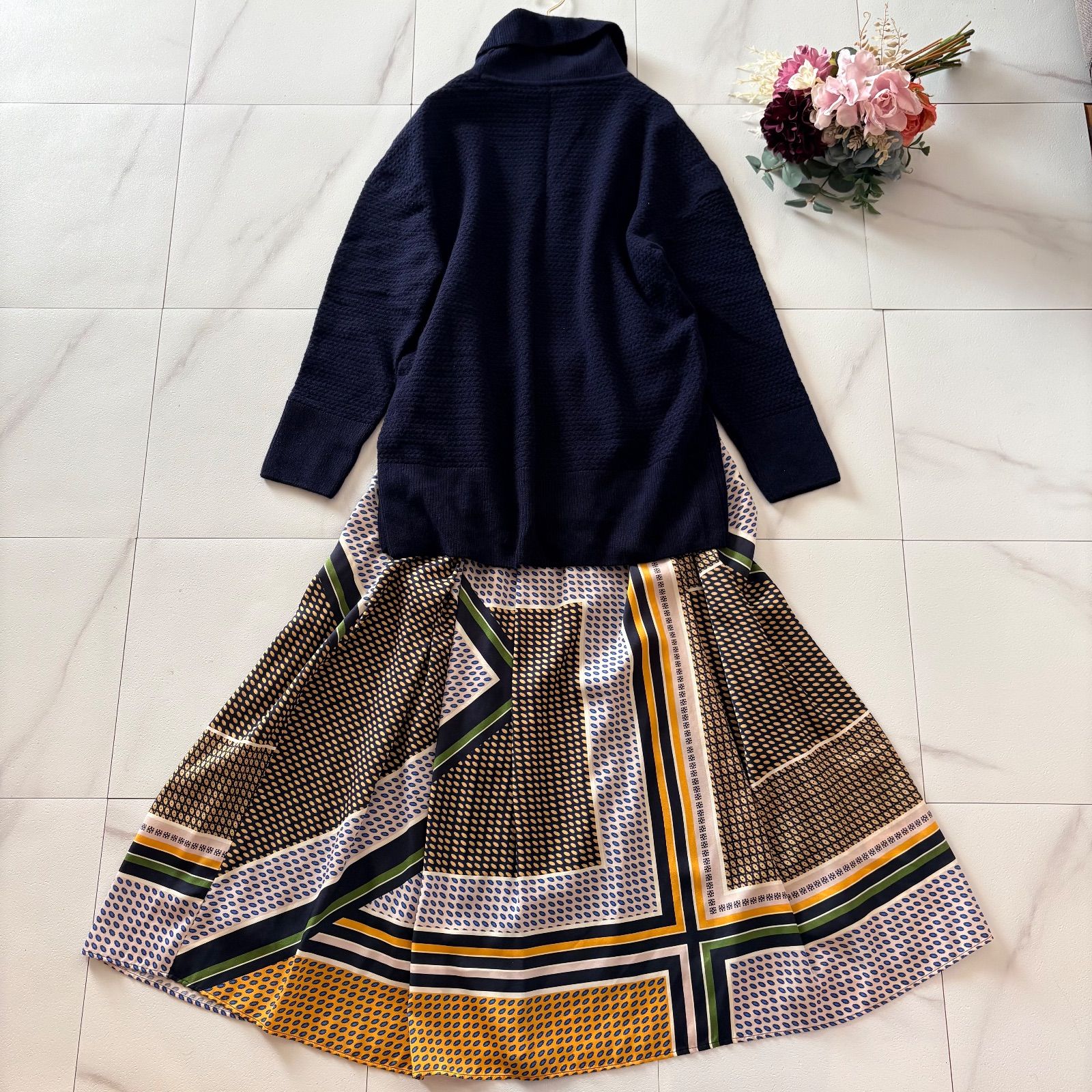 2点セット】HANAE MORI ハナエモリ カシミヤ100 HIROKO BIS ヒロコビス