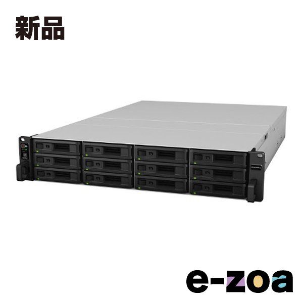 Synology  シノロジー ラックステーション 6コアXeon D-1531搭載 2U12ベイラックマウント NASキット RS3621RPXS (2573626)
