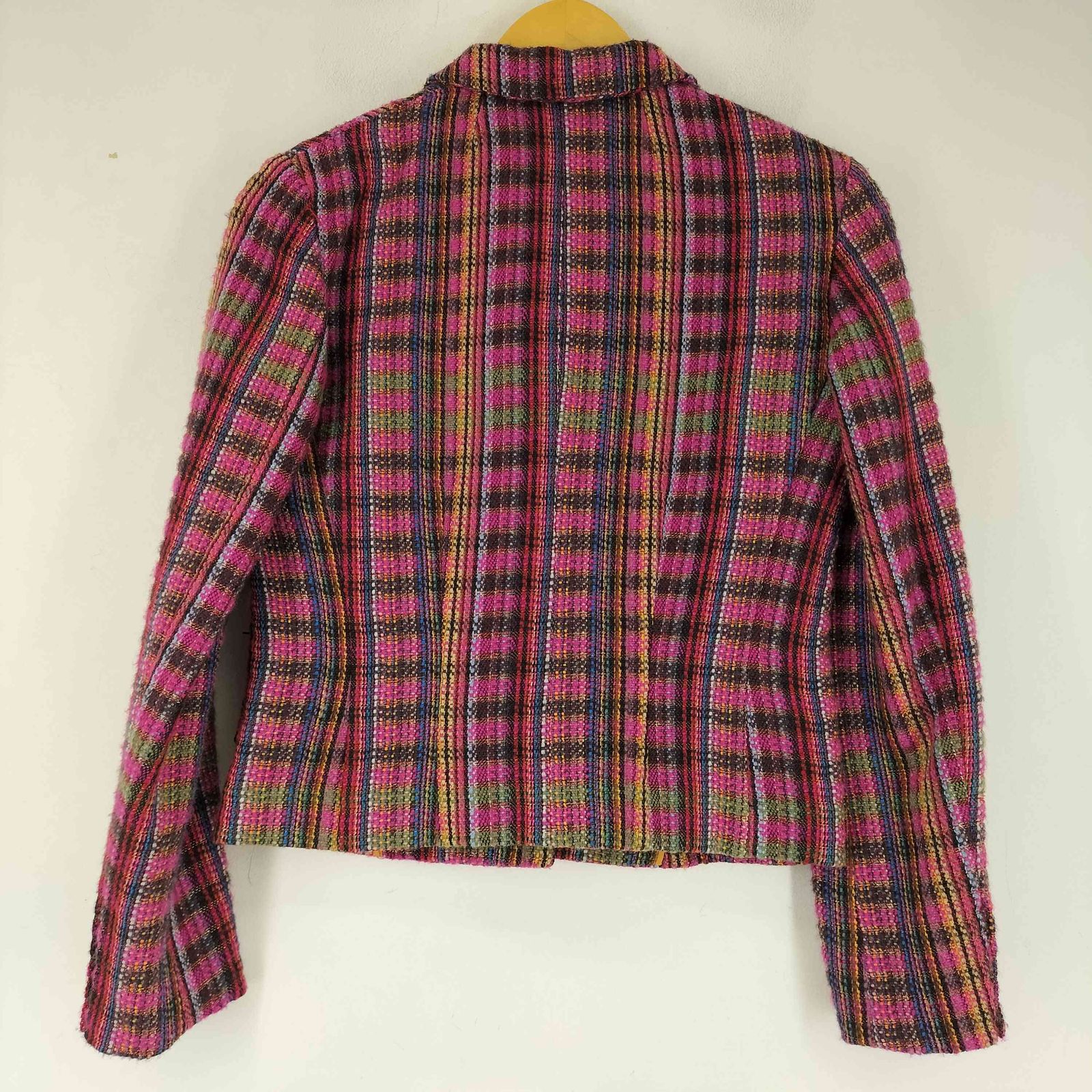 エトロ ETRO ツイードマルチカラーテーラードジャケット レディース 40 
