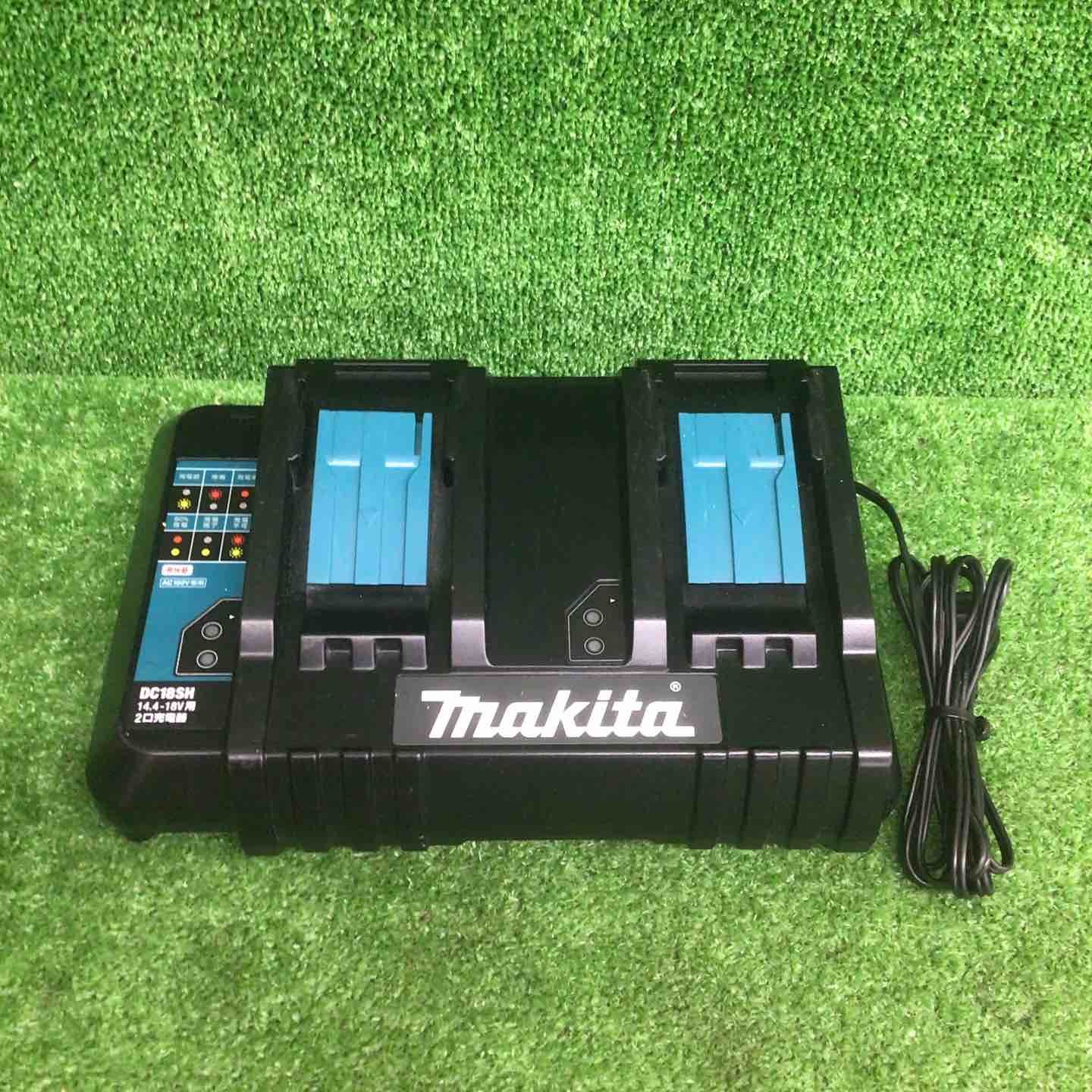 中古品】 マキタ/makita 2口充電器 (14.4～18V用) DC18SH 【鴻巣店 
