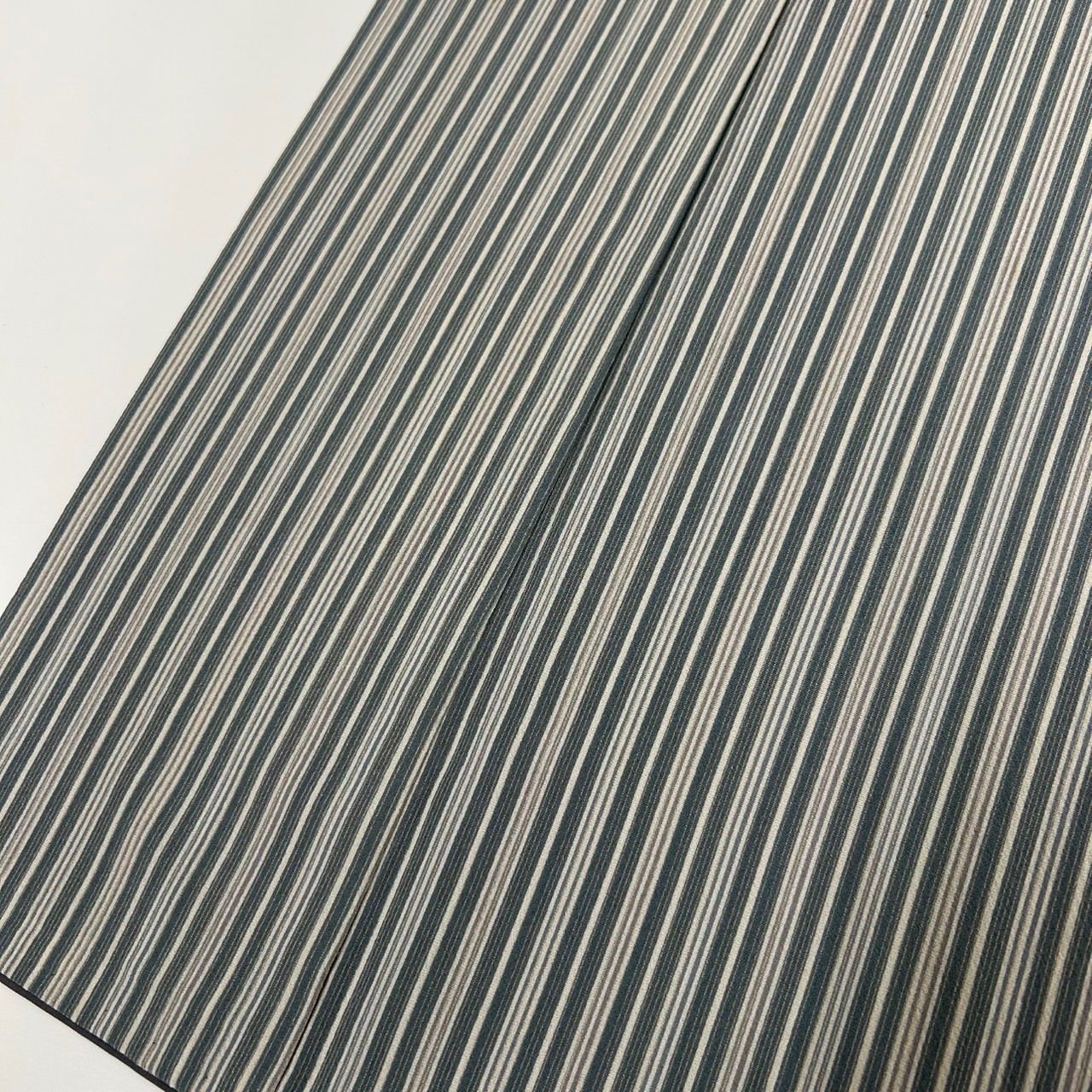 小紋 トールサイズ 色味の良い縞模様 正絹 着物 MK-2507 - メルカリ