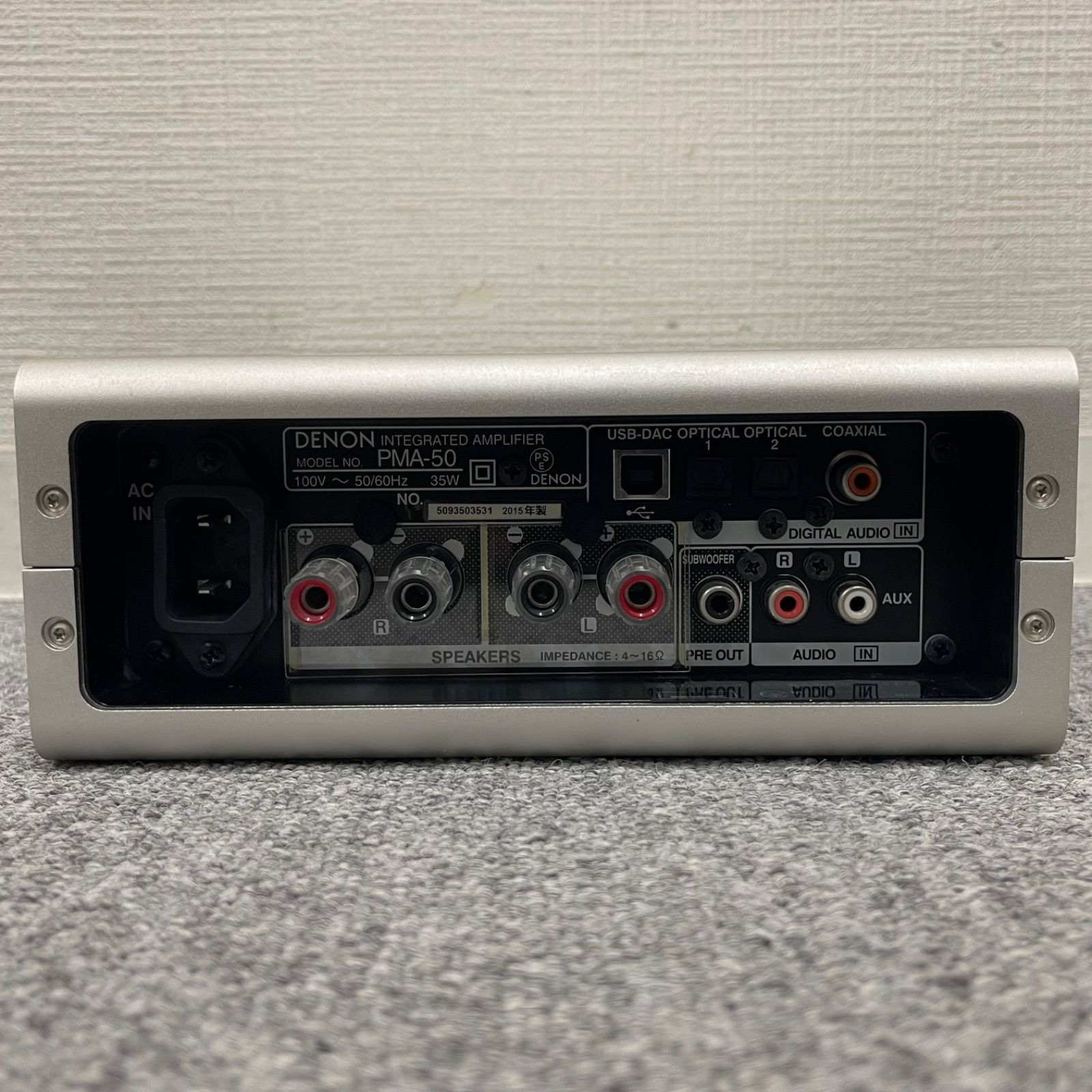 節約 【NPA】ジャンク DENON デノン プリメインアンプ PMA-50