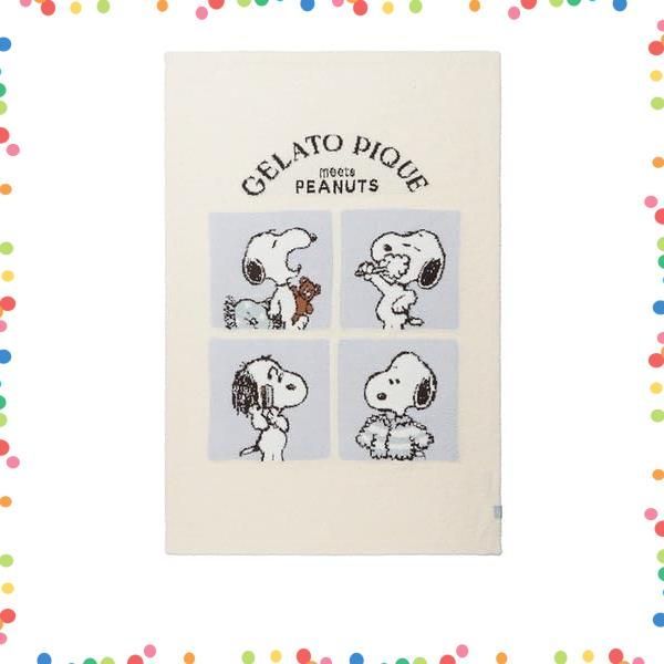 ジェラートピケ PEANUTS オリジナルアートブランケット スヌーピー ジェラートピケ PEANUTS オリジナルアートブランケット ジェラピケ