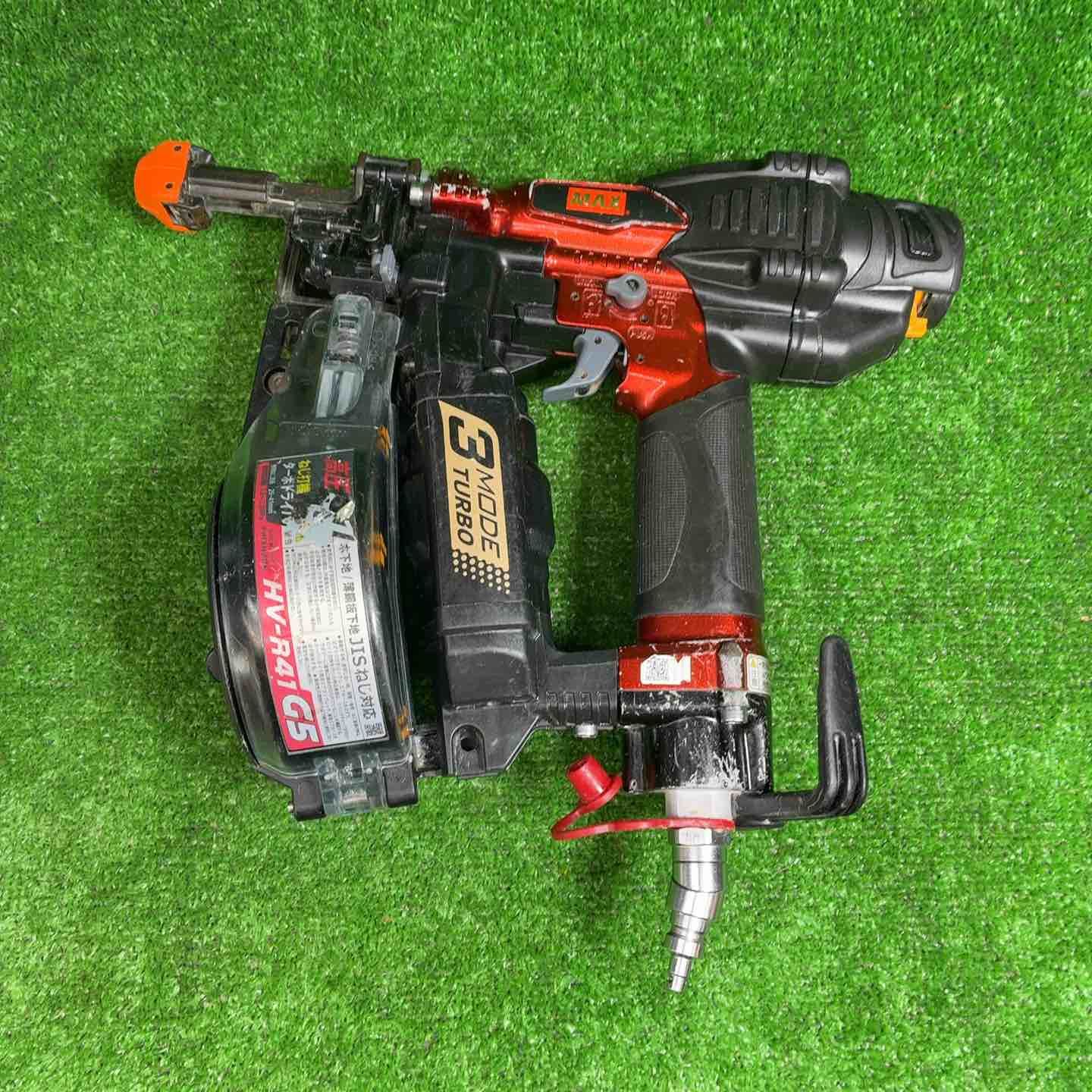 中古品● MAX 高圧エアネジ打ち機 HV-R41G2●C●ITE3UVFNGEZ4 中古品】 マックス(MAX) 高圧エアネジ打ち機 HV-R41G5-R 【藤沢店