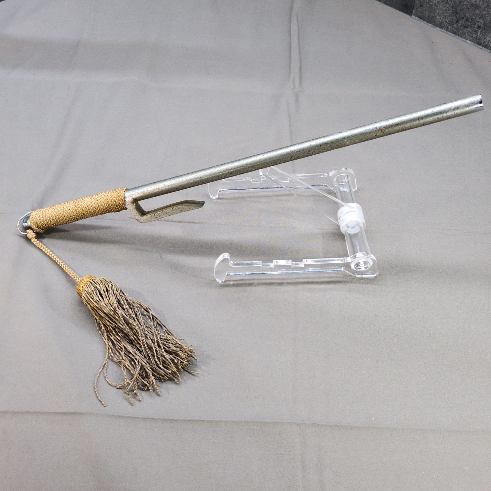 A★時代物　武具　十手　捕り物道具 時代十手 鉄製 捕具★ A☆時代物 武具 十手 捕り物道具 時代十手 鉄製 捕具☆ 十手 骨董 武具