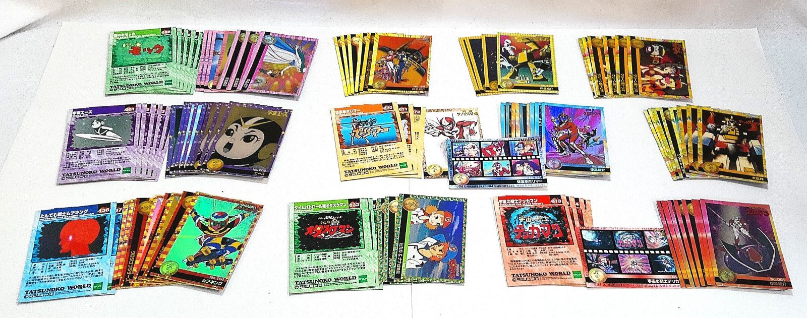 M[宅60]9002 タツノコプロ 懐かしアニメ 昭和レトロ カード大量まとめ