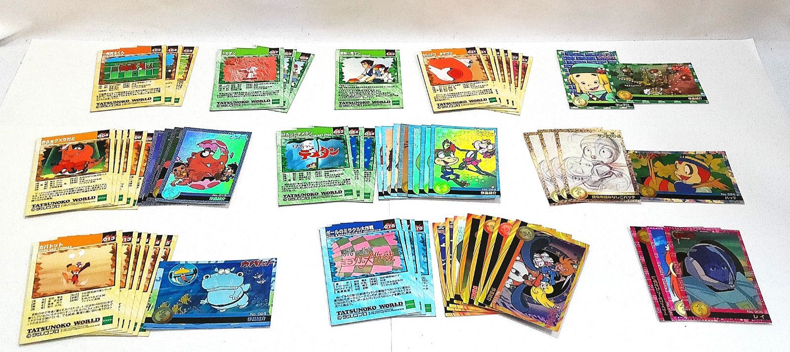 M[宅60]9002 タツノコプロ 懐かしアニメ 昭和レトロ カード大量まとめ