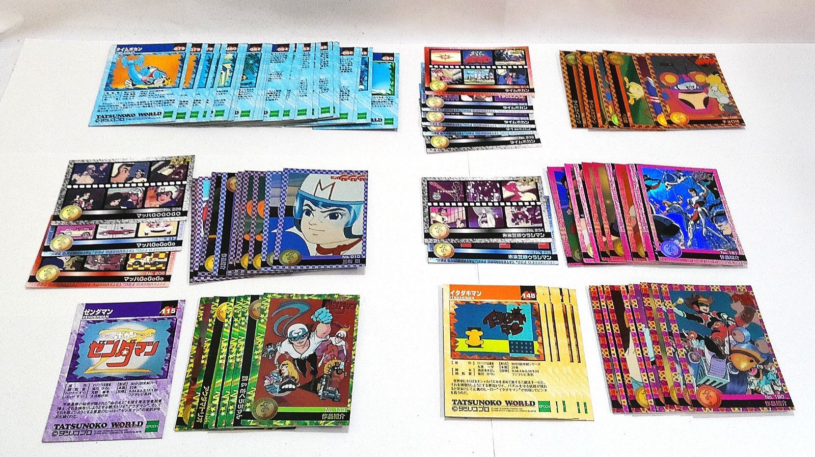 M[宅60]9002 タツノコプロ 懐かしアニメ 昭和レトロ カード大量まとめ