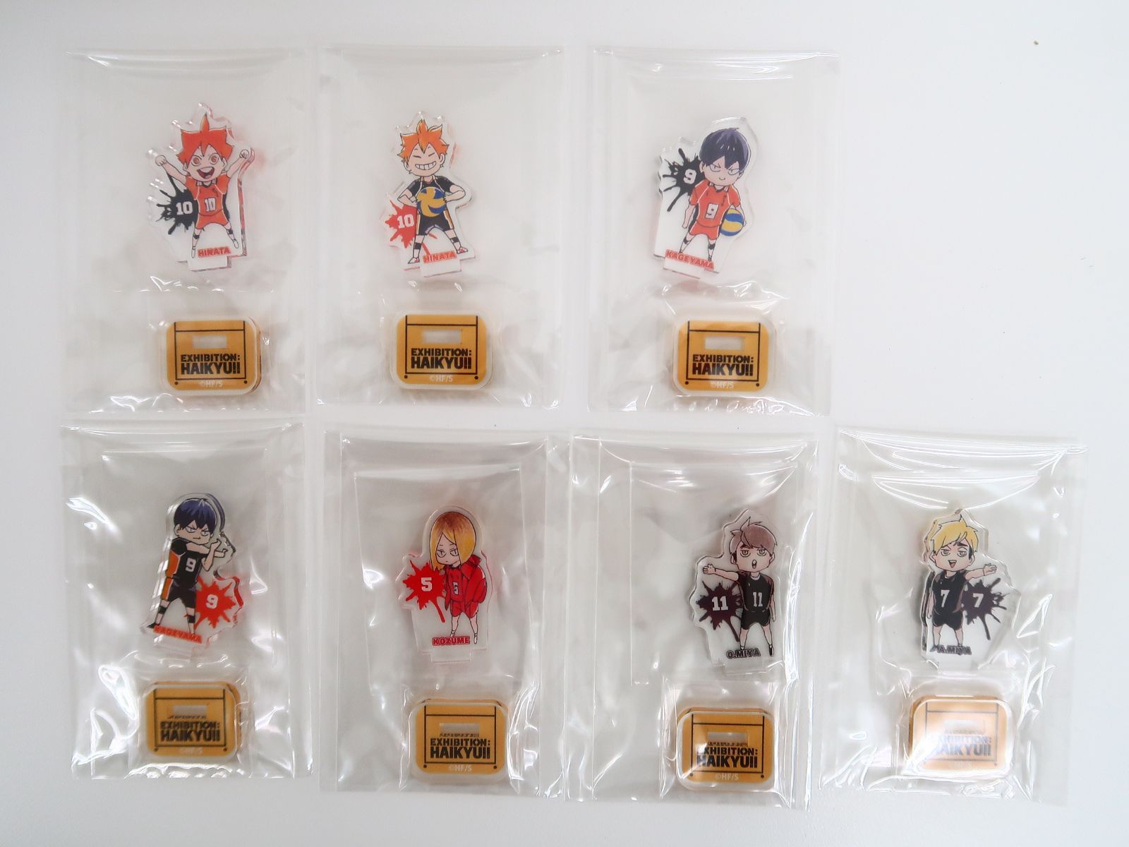 ハイキュー　原画展　アクリルminiフィギュア　レア　コンプリートセット ハイキュー 原画展 アクリルminiフィギュア レア コンプリートセット