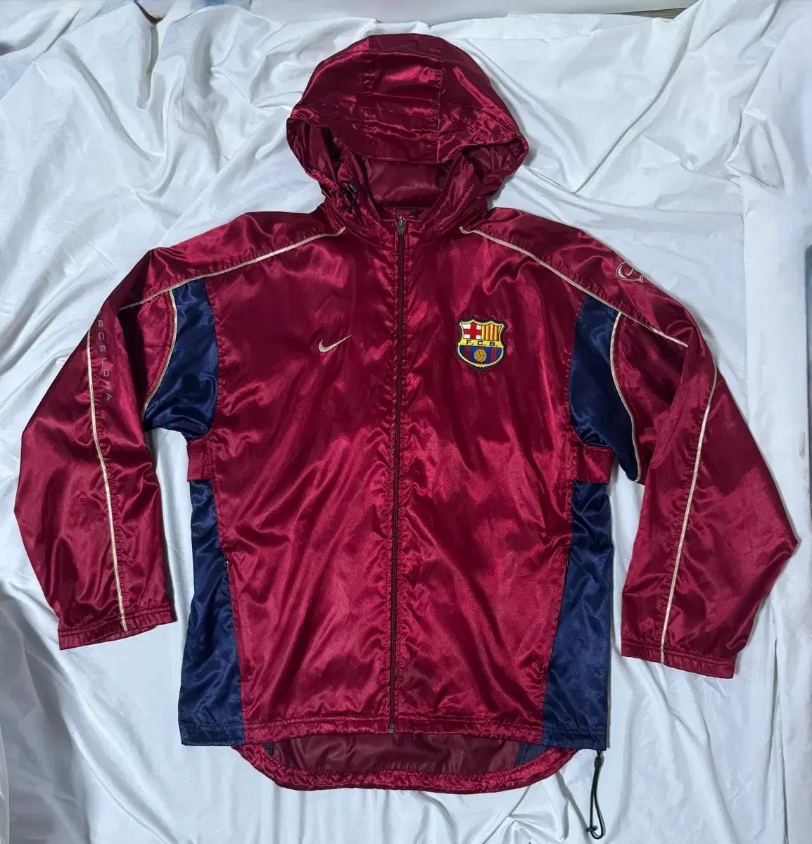 00s NIKE FC バルセロナ ナイロン ウィンドブレーカー ジャケット