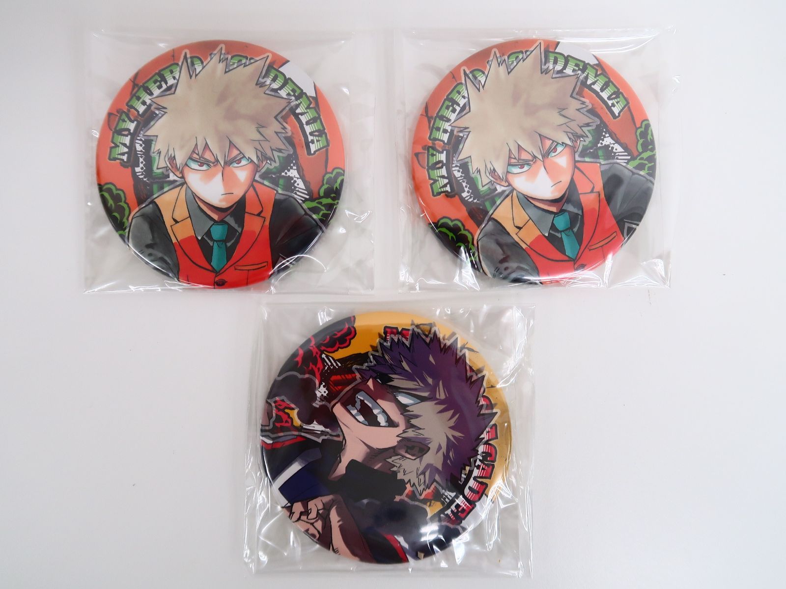 3点セット/爆豪勝己 コレクション缶バッジ 第6弾 僕のヒーロー