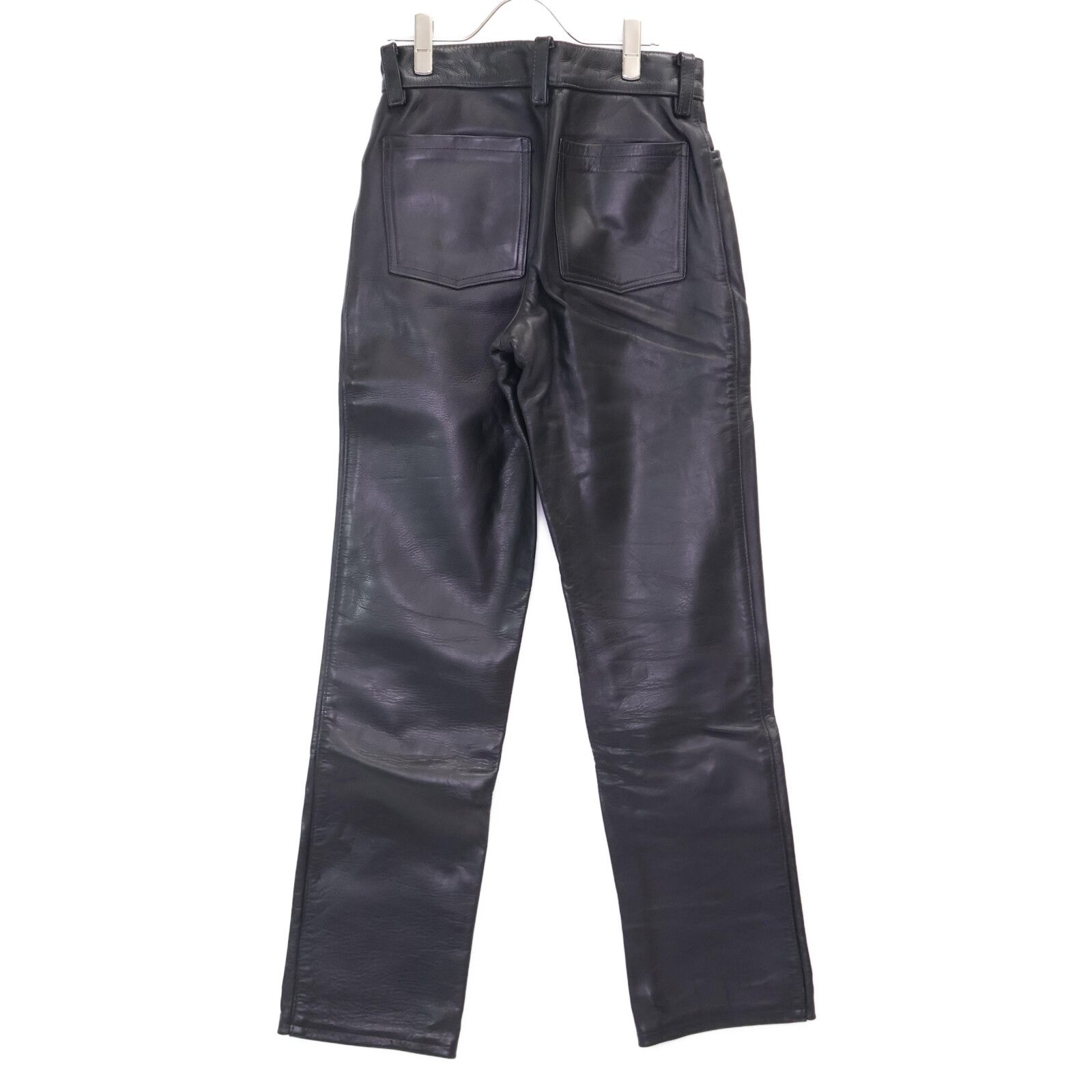 VANSON バンソン ﾌﾞﾗｯｸ ﾚｻﾞｰ USA製 ﾊﾞｲｶｰﾊﾟﾝﾂ 28 - メルカリ