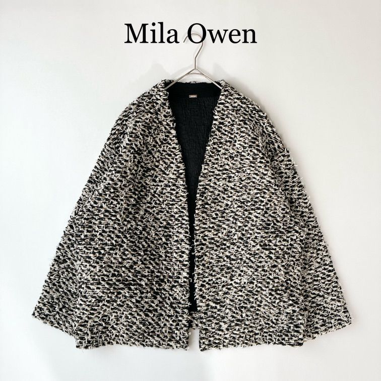 2023 / Mila Owen ミラオーウェン / ミックス ツイード ニット