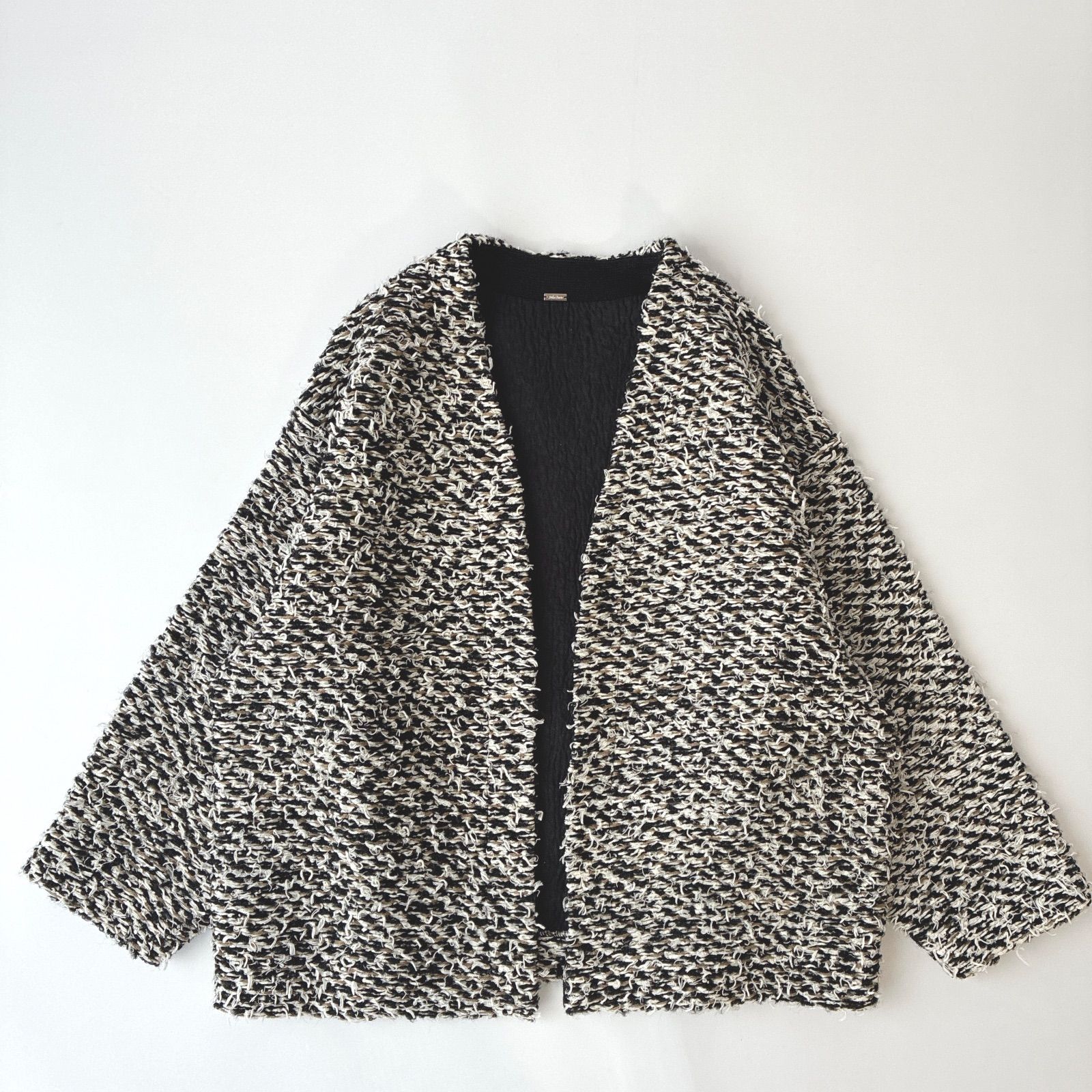 新品タグ付き ミラオーウェン ミックスツイードニットカーディガン 新品タグ付き ミラオーウェン ミックスツイードニットカーディガン