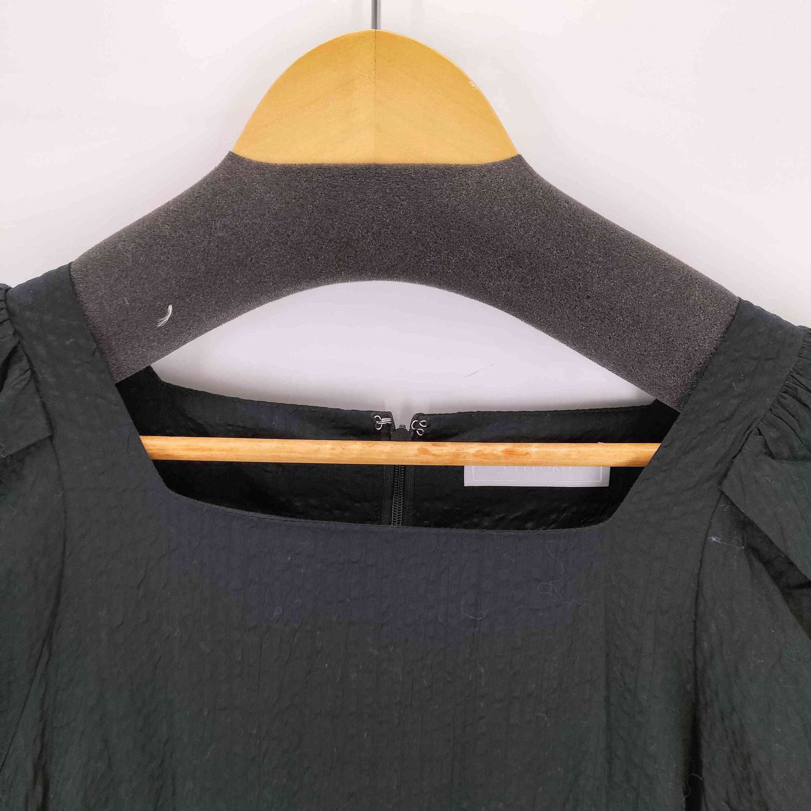 セルフォード CELFORD スクエアネックボリュームワンピース レディース