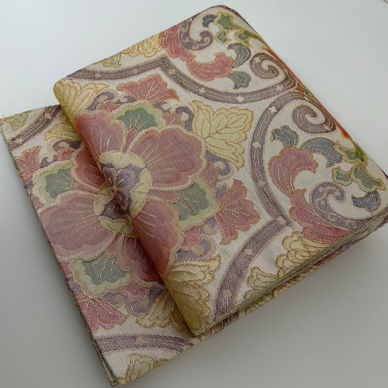 袋帯 正絹 佐賀錦 織柄 美しい更紗文 六通 MA-2694 - メルカリ