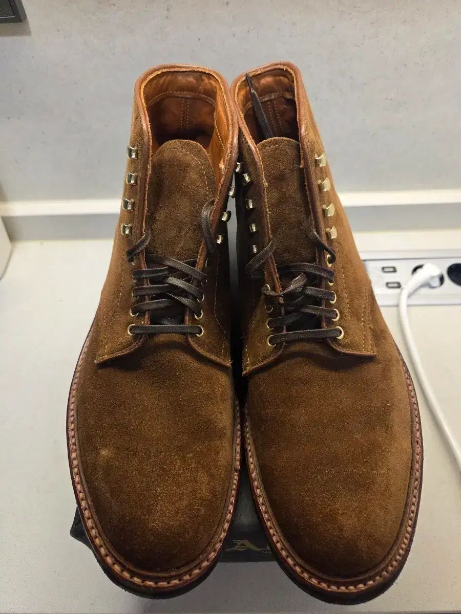 ALDEN 4511 スナッフ スウェード ブーツ 9D