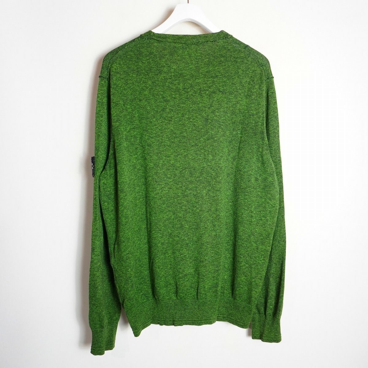 美品　STONE  オリーブグリーン セーター 楽天市場】ストーンアイランド STONE ISLAND クルーネック ニット