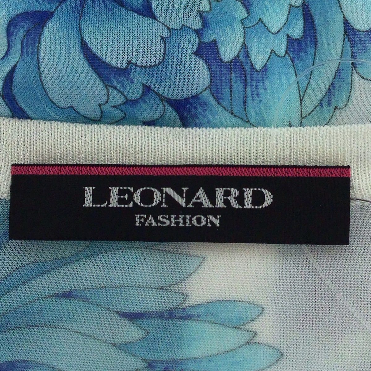 LEONARD(レオナール) カーディガン サイズM レディース - 白×ライト