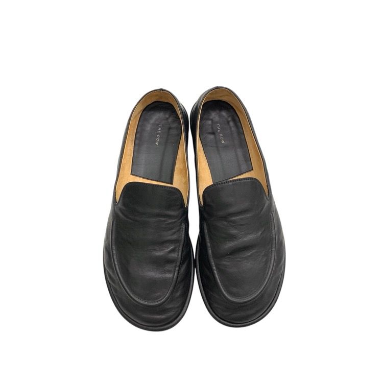 THE ROW ザ ロウ CANAL ナッパレザー フラットシューズ ローファー