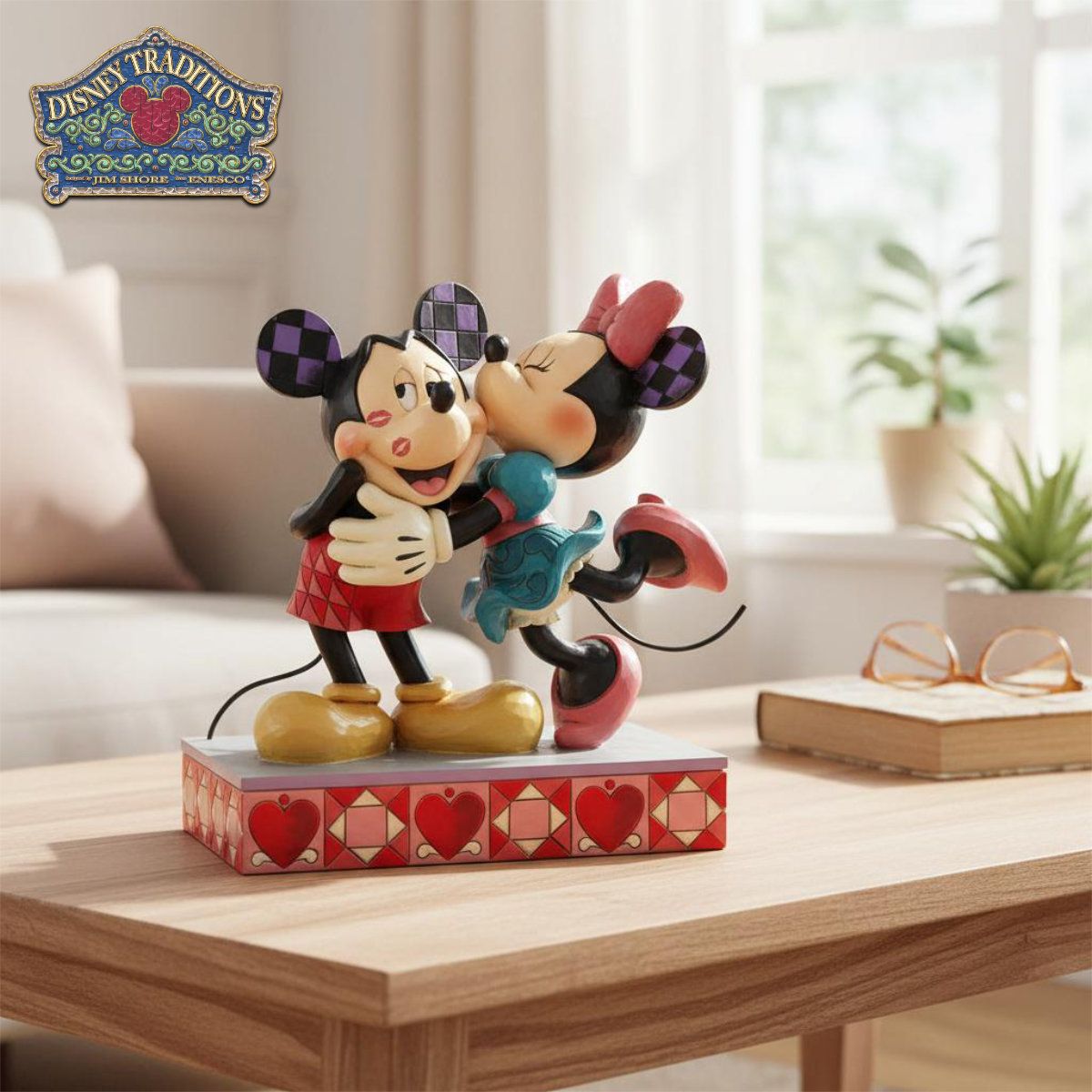 ミッキー&ミニー キスマーク 16.3cm 最も安い | ディズニー