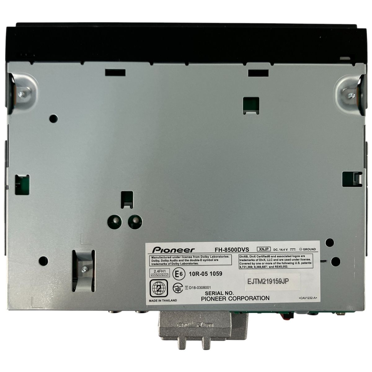 Pioneer パイオニア FH-8500DVS carrozzeria カロッツェリア 楽ナビ