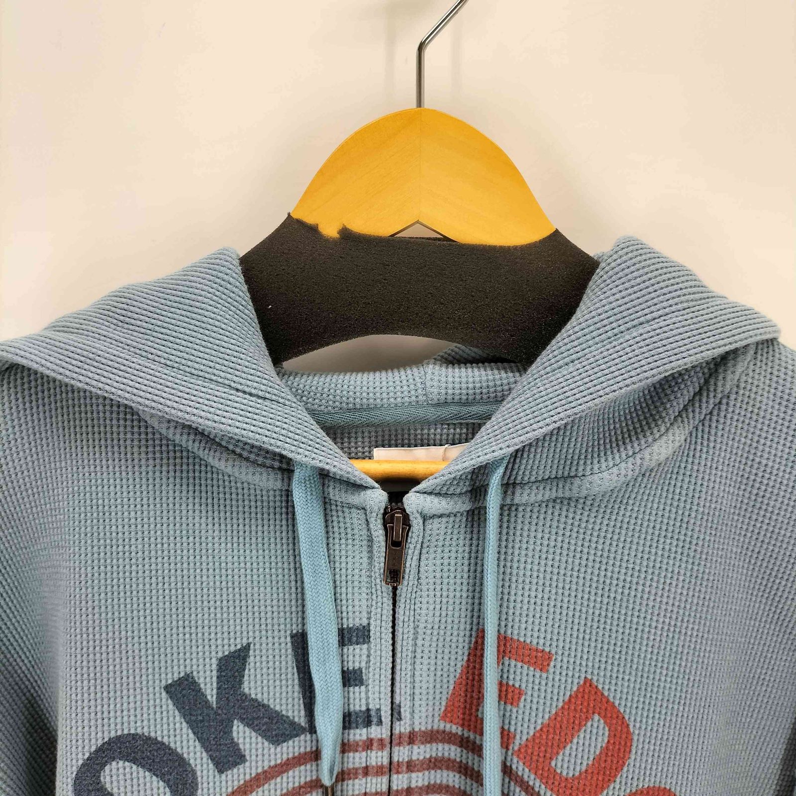 ユーズドフルギ USED古着 Washed Thermal Zip Hoodie メンズ JPN：XL