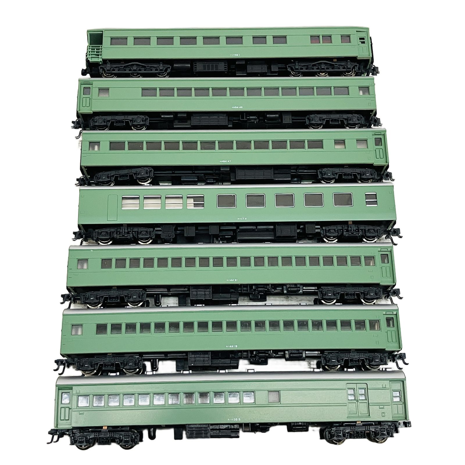 KATO 10-234 特急「はと」青大将 基本7両セット Nゲージ 鉄道模型 中古