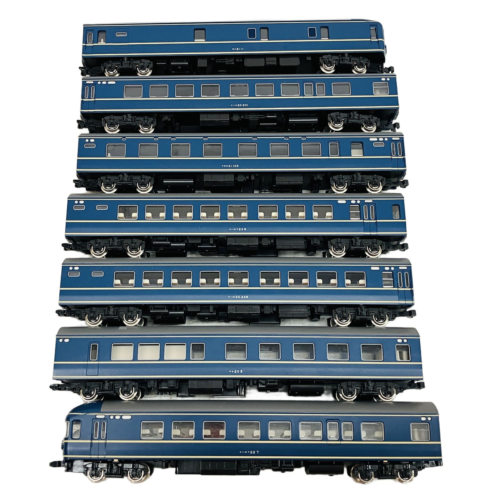 KATO 10-366 20系 寝台客車 7両セット Nゲージ 鉄道模型 中古 ジャンク
