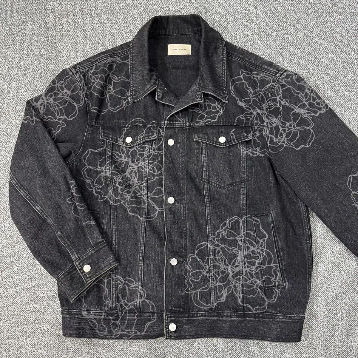 マーティン プラン オーバーサイズ ローズ パータン ブラックデニム